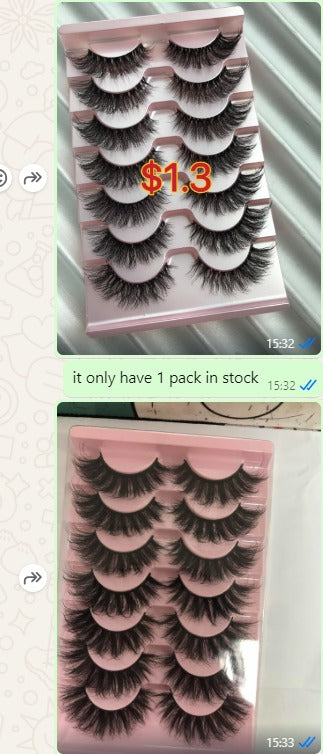 $14.10 for 5 packs lashes