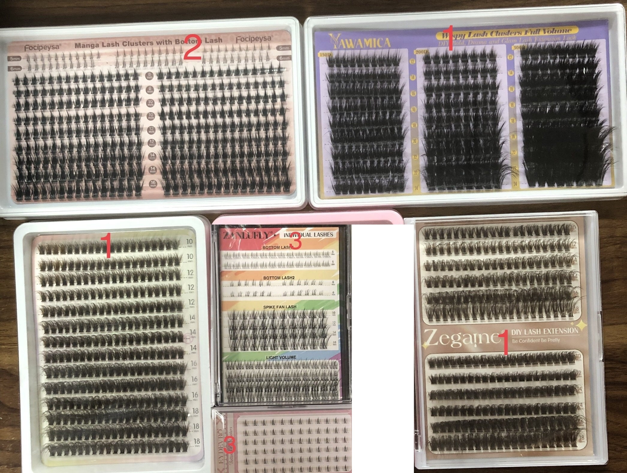 50 packs of lashes