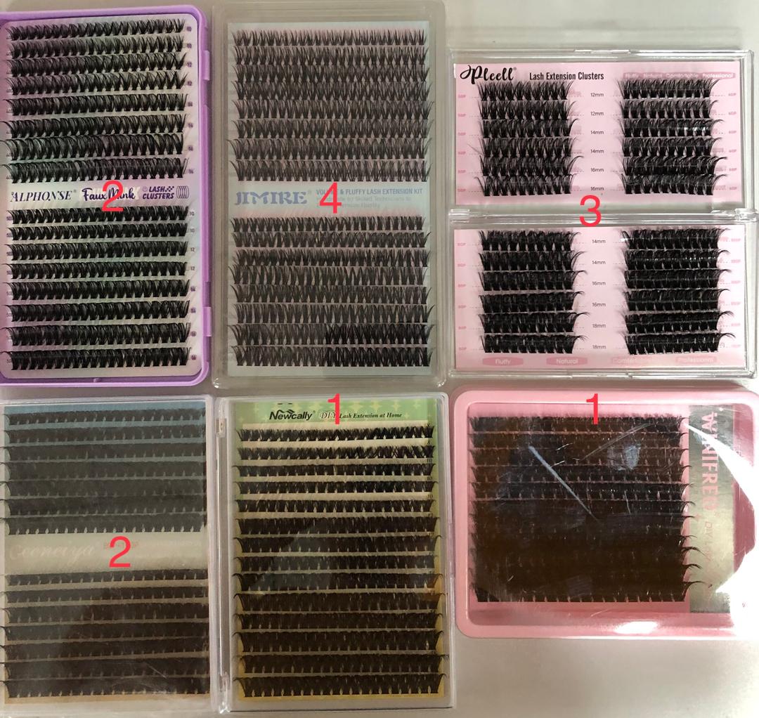 106 packs of lashes + 40 bond & seal + 40 tweezers