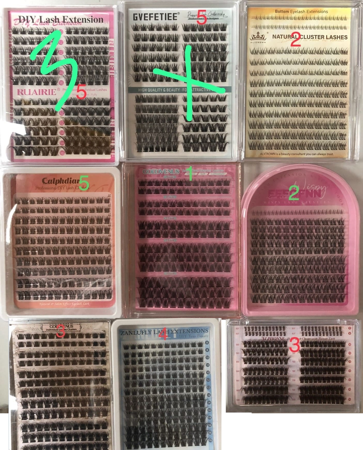 50 packs of lashes