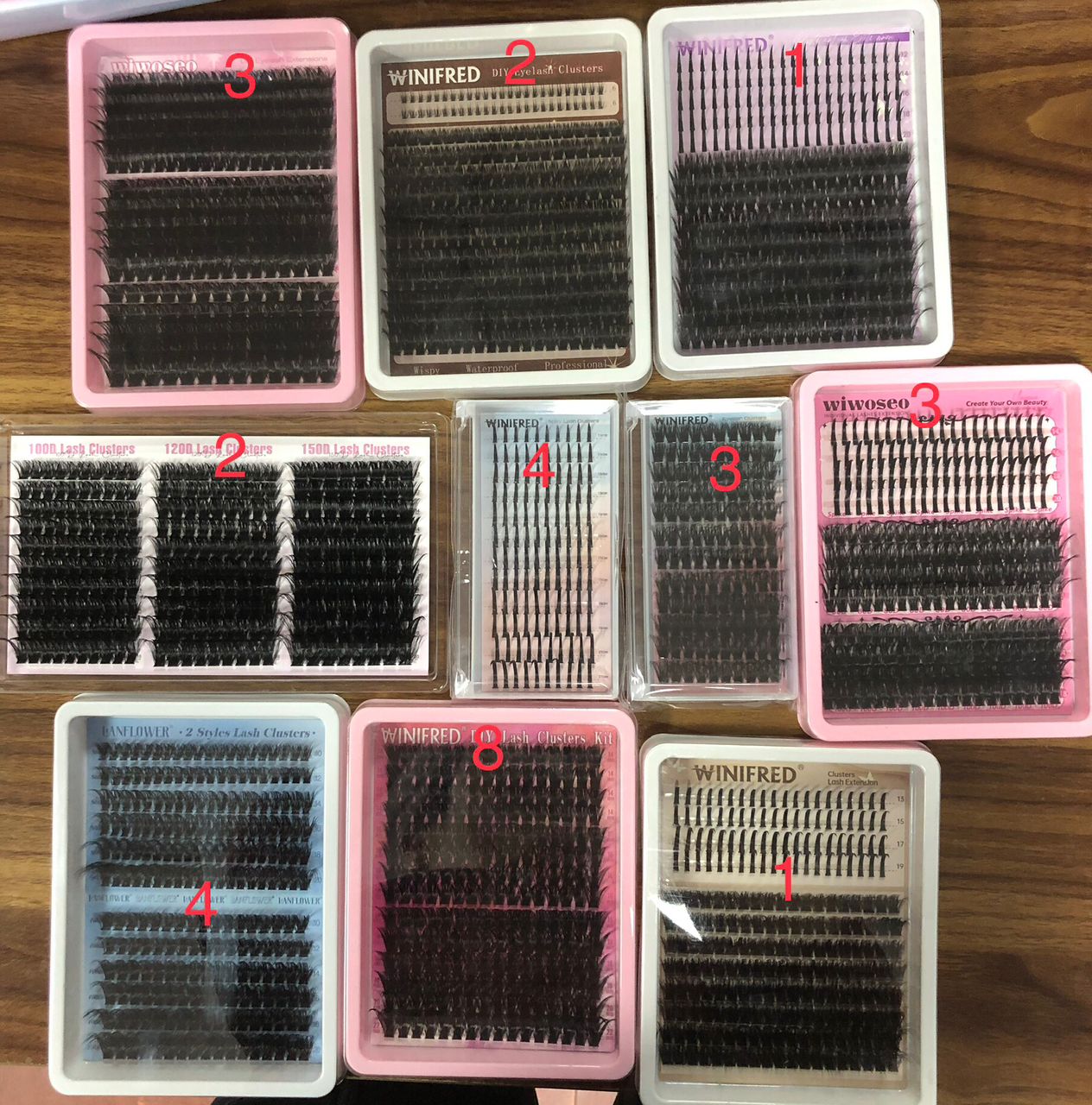 60 packs of lashes