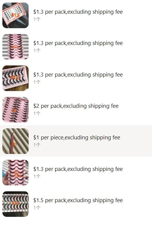 $34.70 for lashes ,tweezers and glue