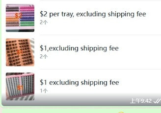 $34.34 for 13 trays lashes