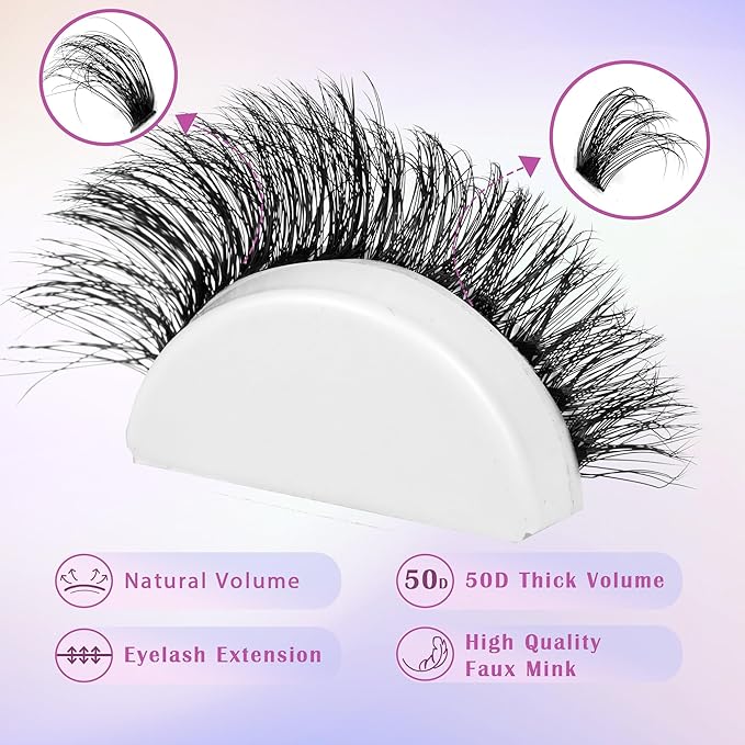 4 packs 17-69D(only lashes)