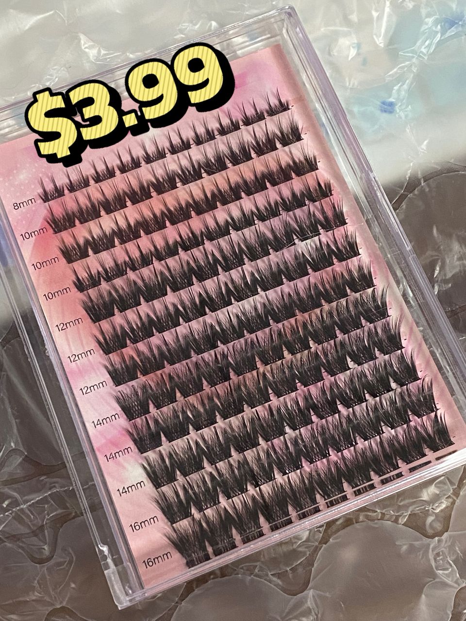 3 packs of lashes