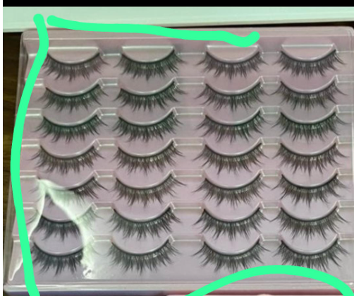 6$ for one pack lashes