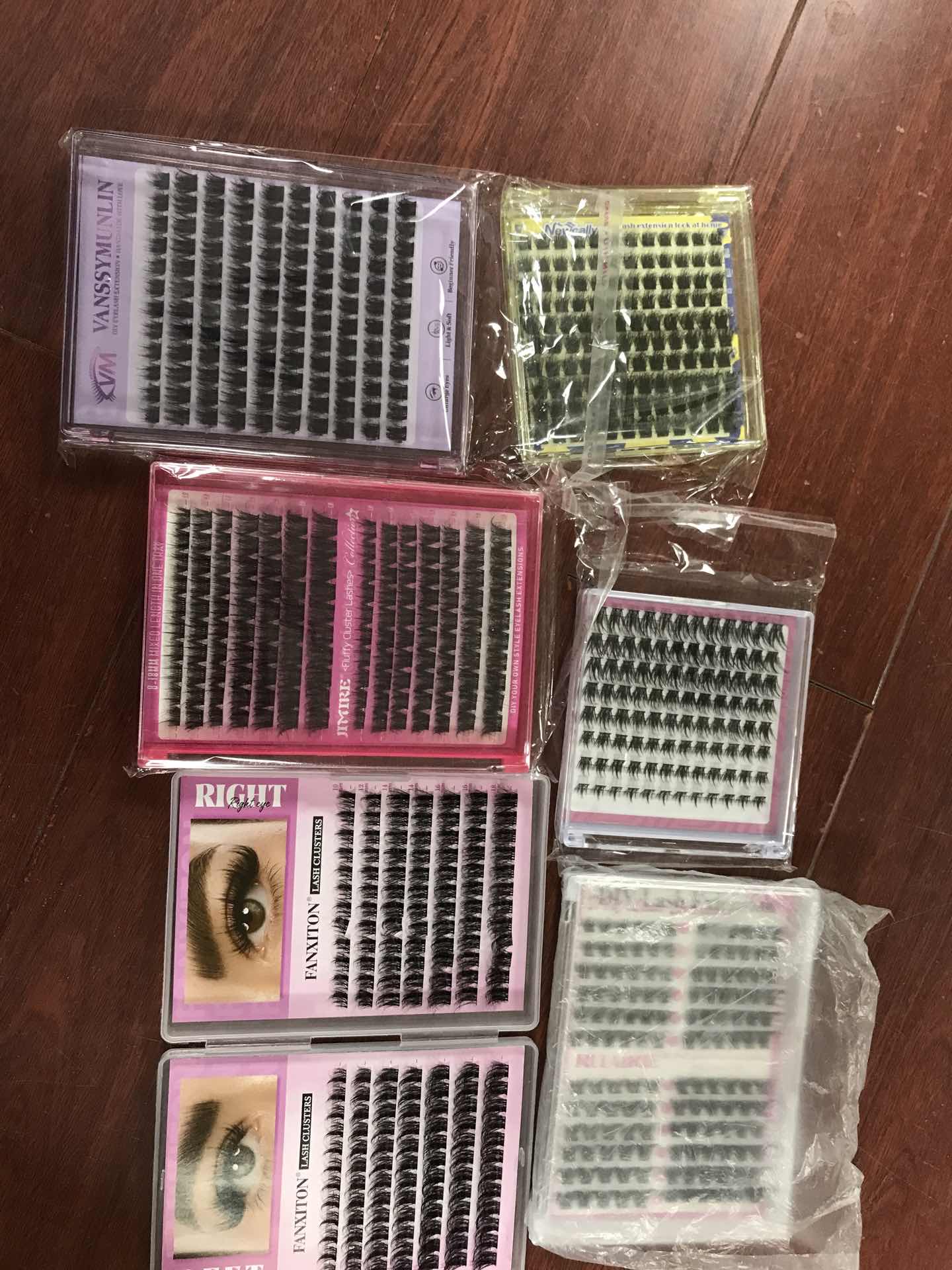 $135.1 for lashes and tweezers and bond&seal
