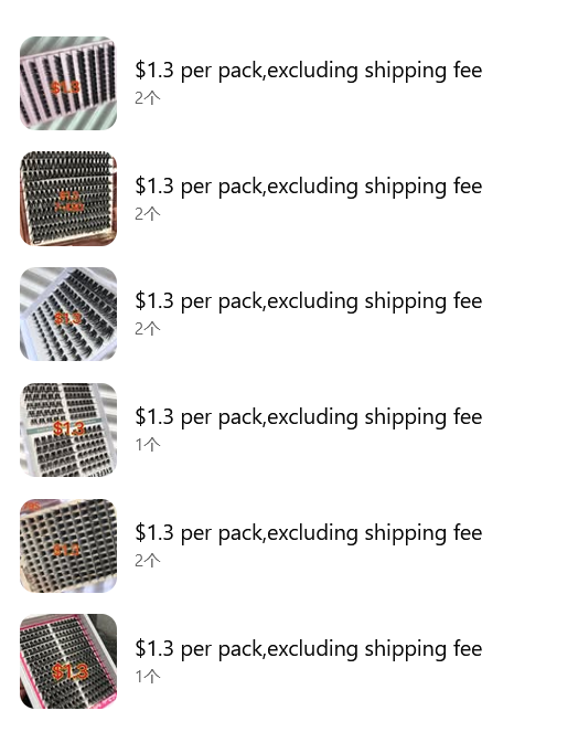 $23.50 for 10 packs lashes