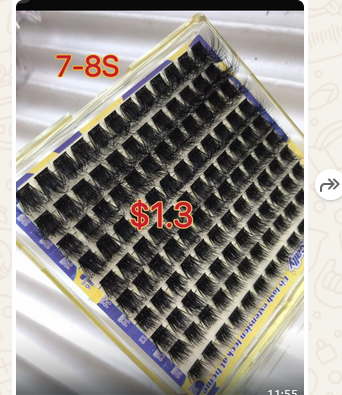 $10.85 for 3 packs lashes