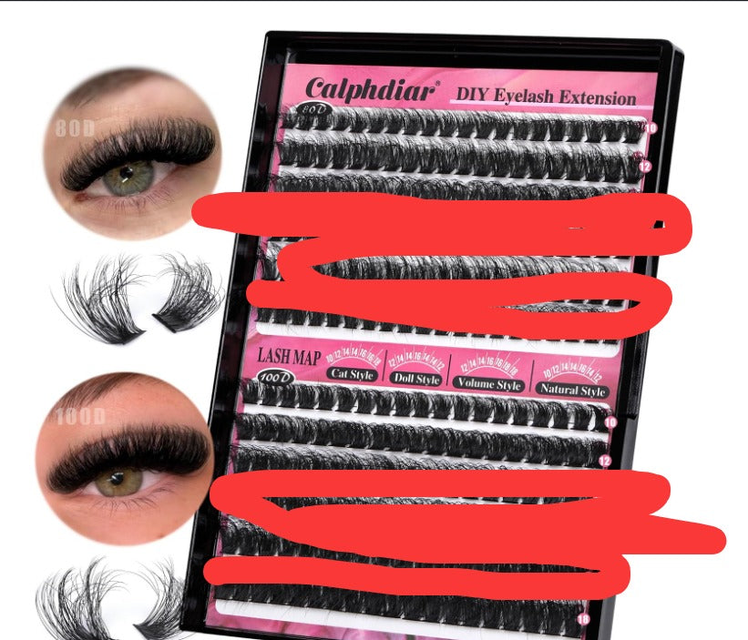 $243 for custom made 30 packs lashes