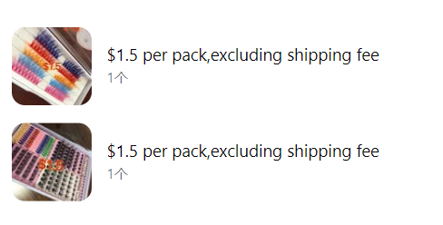 $9 for 2 packs lashes