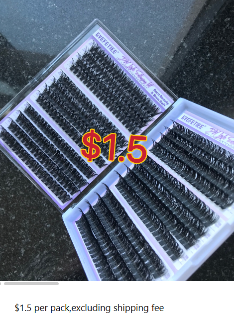 $42.43 for 15 packs lashes