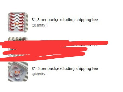 $105.69 for lashes and remover and tweezer