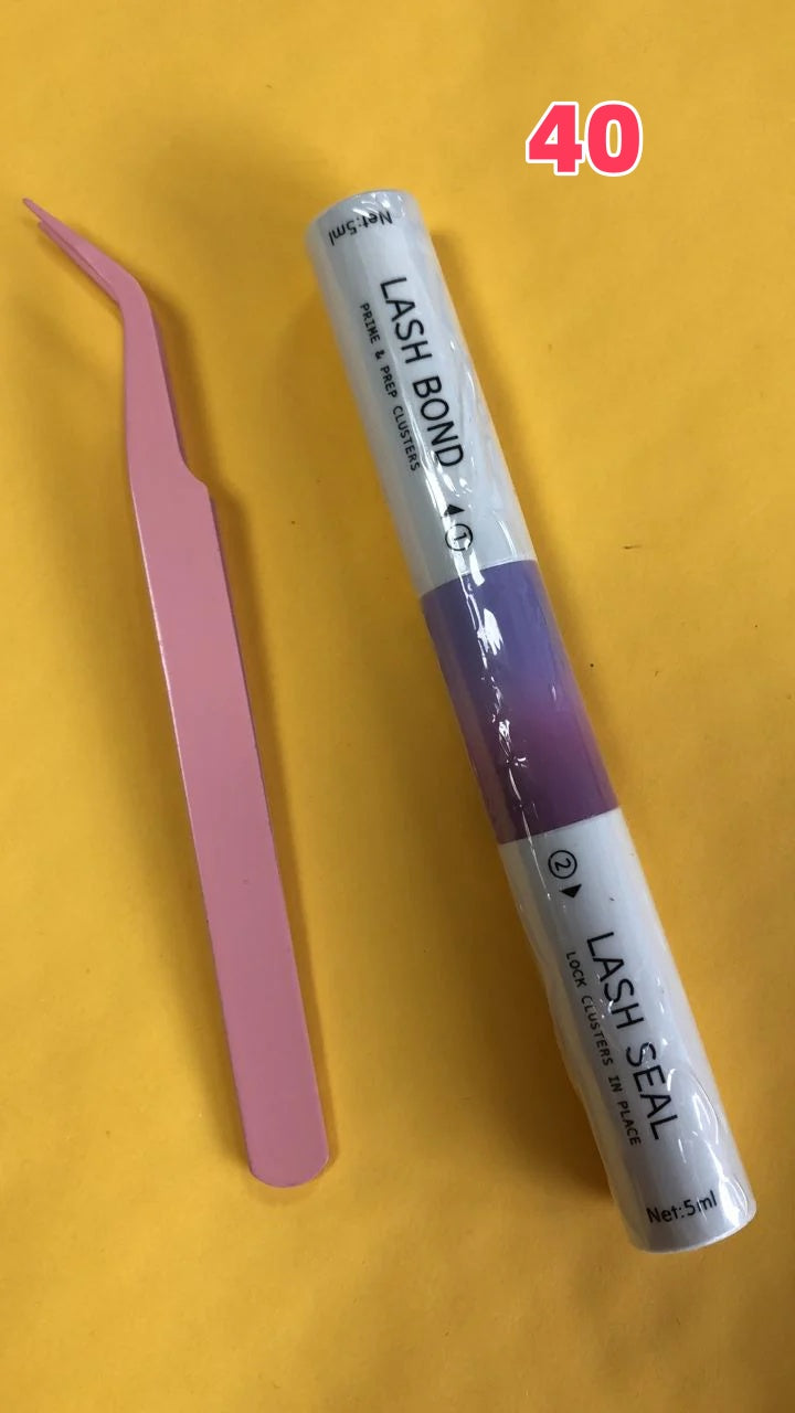 106 packs of lashes + 40 bond & seal + 40 tweezers