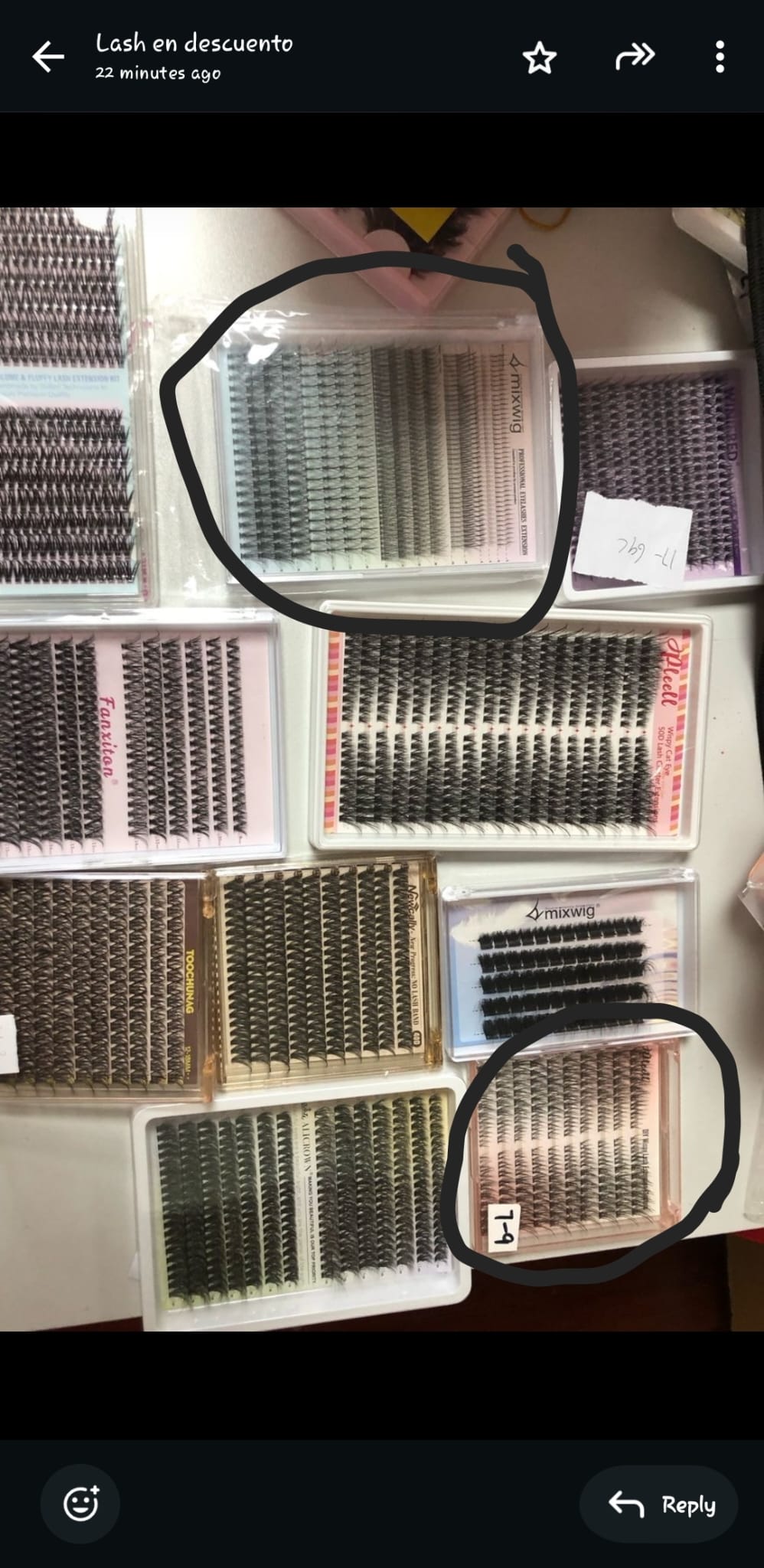 30$ for 12 packs lashes+4 tweezers