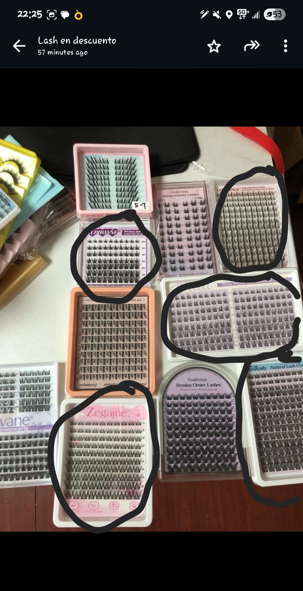 30$ for 12 packs lashes+4 tweezers