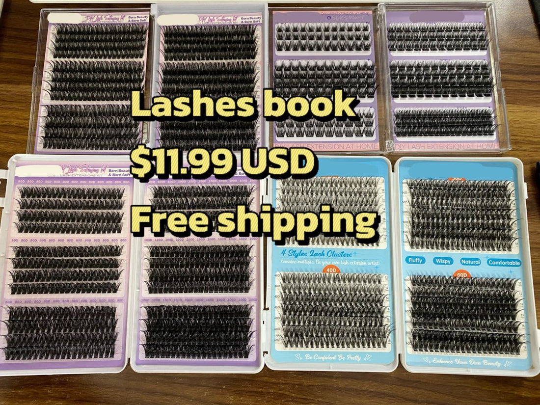 11.99$ for 4 packs lashes