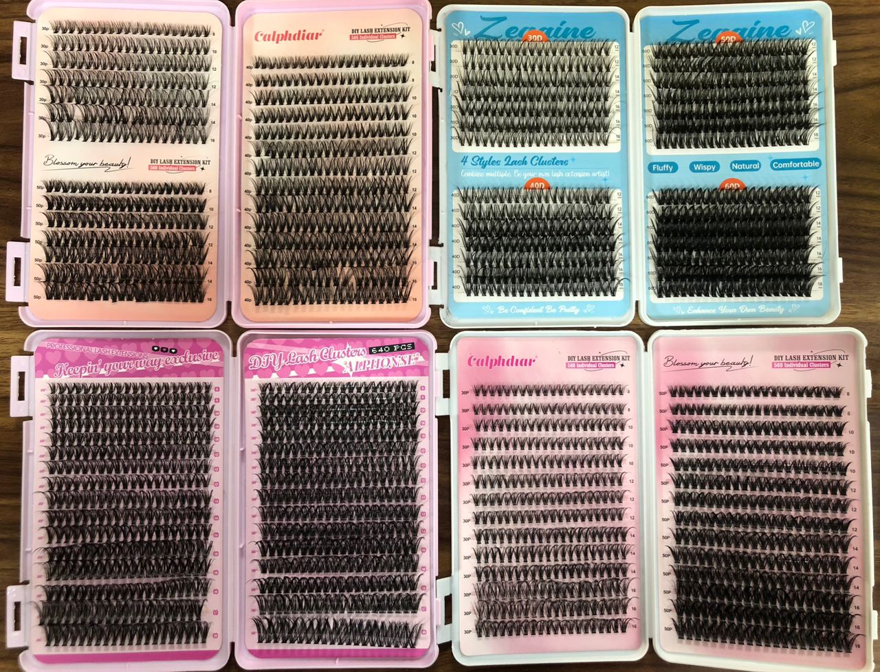 27 packs of lashes + 8 bond & seal