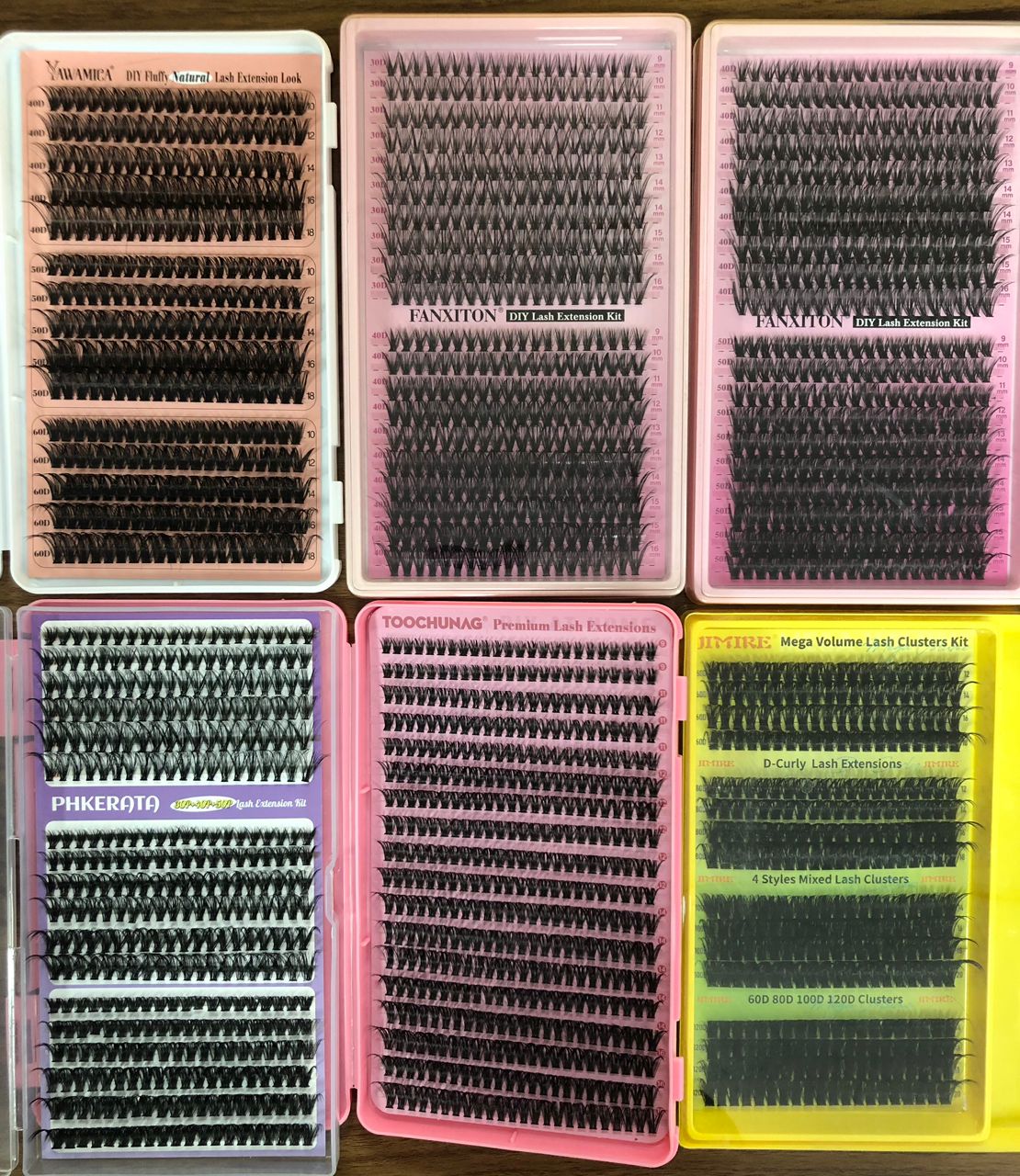 27 packs of lashes + 8 bond & seal