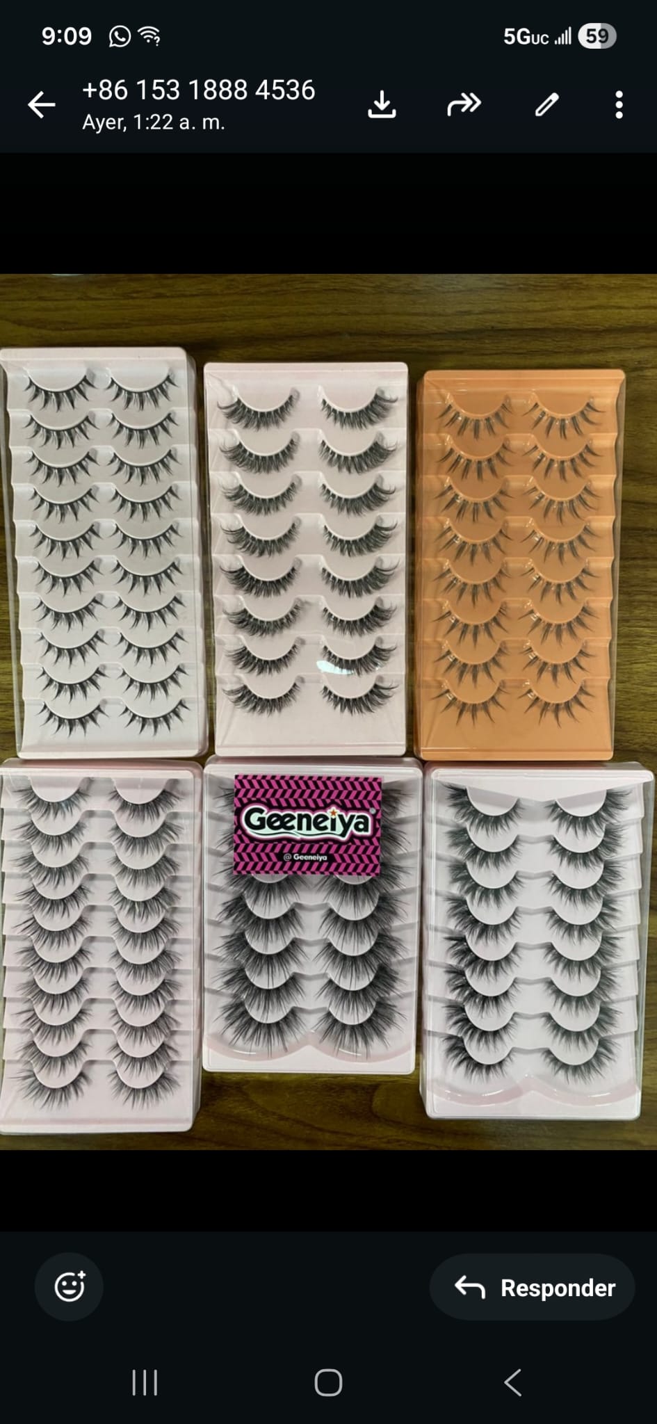 $14.99 for 6 packs lashes