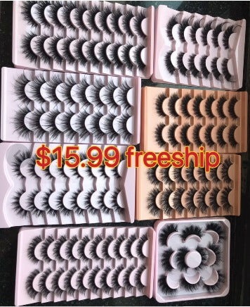 $15.99 for 8 packs lashes