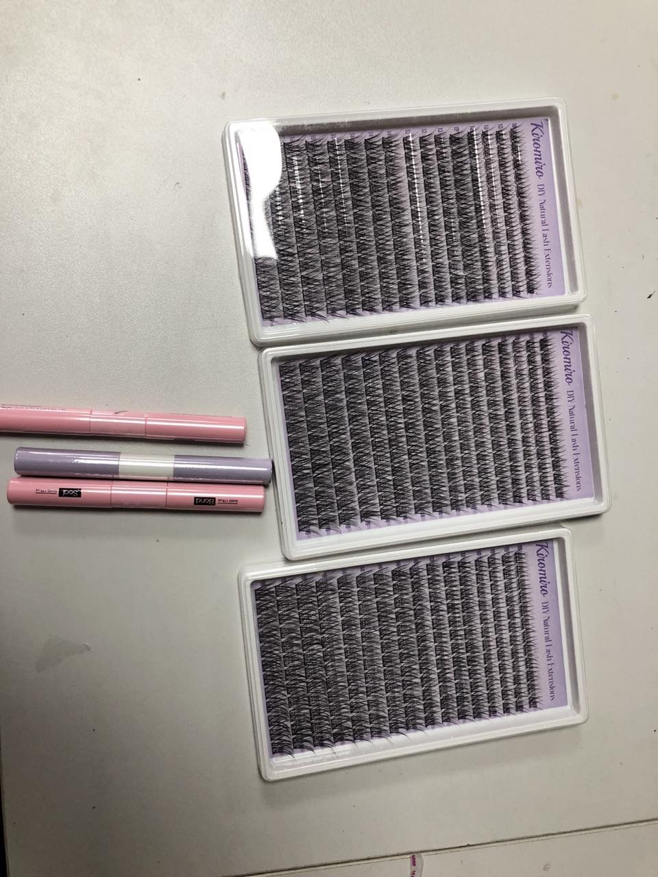 19.47$ for 3 packs lashes and 3 glues