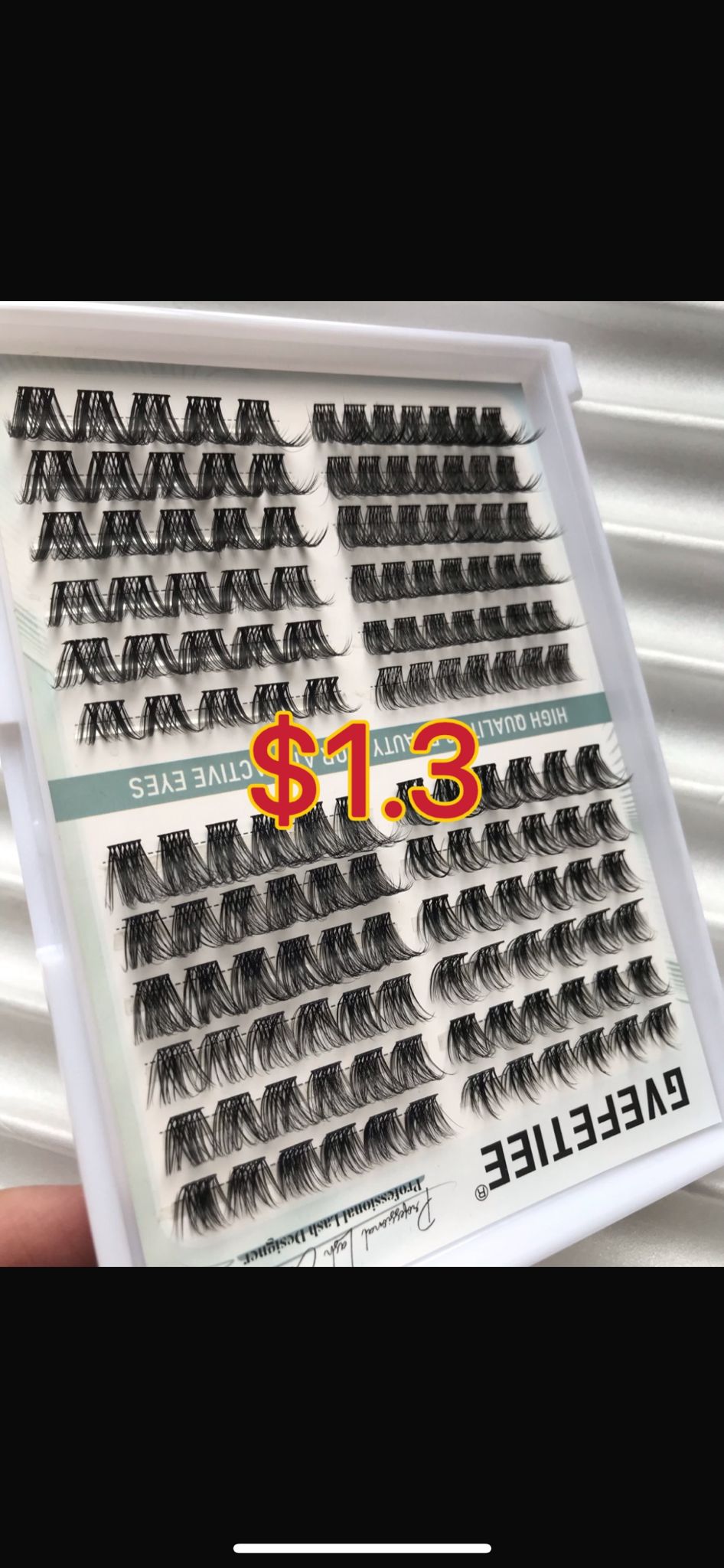 $26.60 for 9 packs lashes