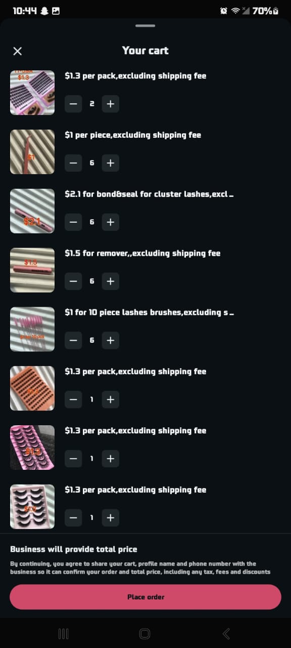 $39.9 for items