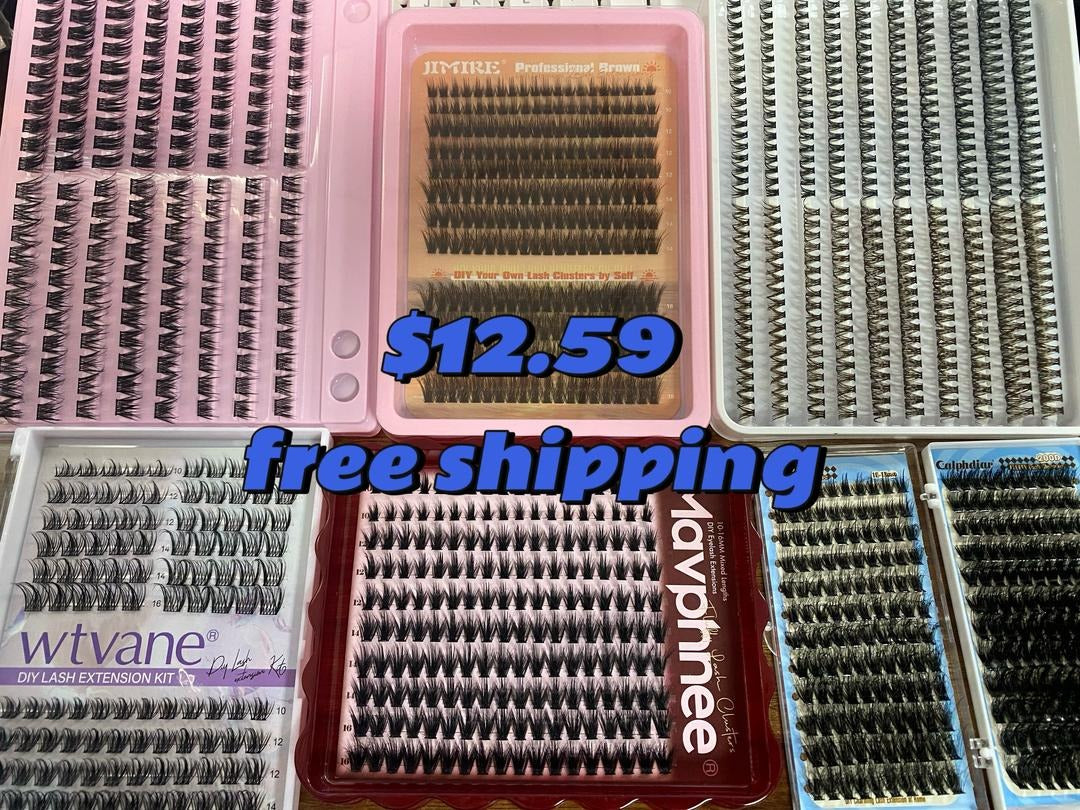 6 packs of lashes