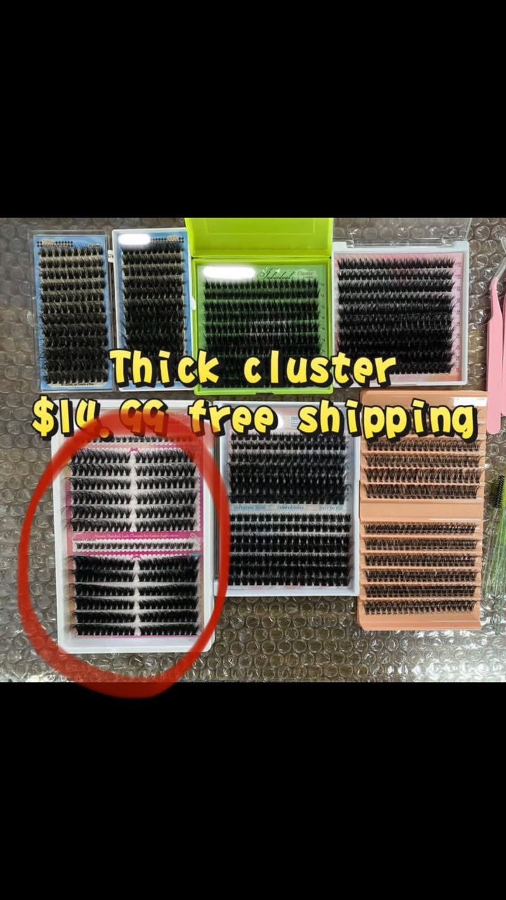14.99$ for 7 packs lashes