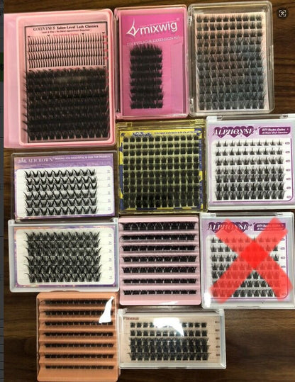 42 packs of lashes + 24 bond &amp; seal