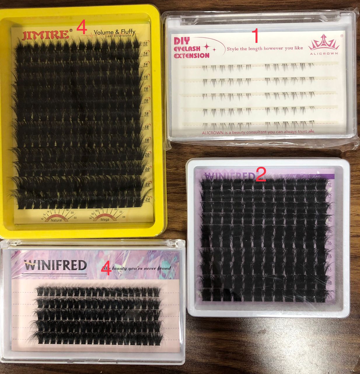 20 packs of lashes