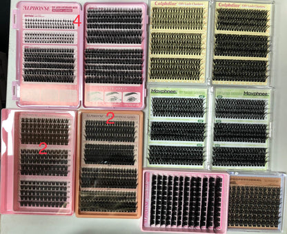 73 packs of lashes
