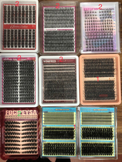 42 packs of lashes + 24 bond &amp; seal