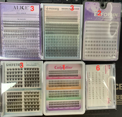 57 packs of lashes