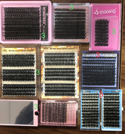 58 packs of lashes