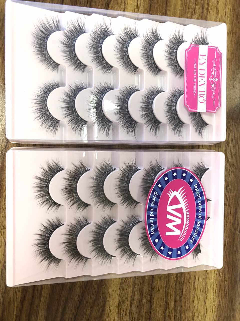 2 packs strip lashes