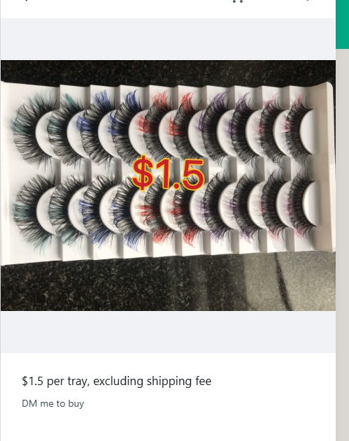 $17.65 for 5 trays lashes