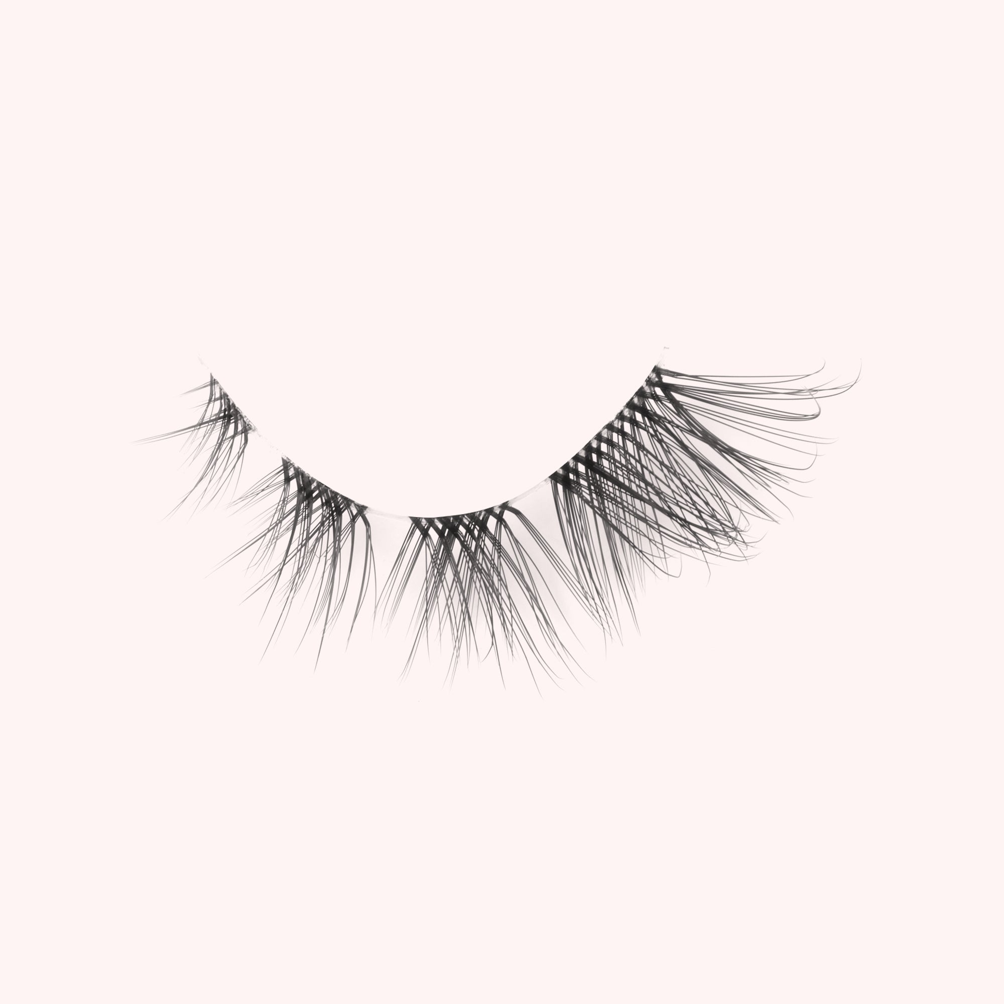 Light Lashes Clear Band Lashes Strip Lashes 