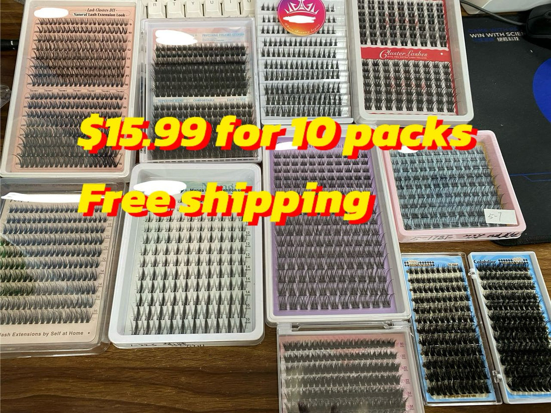$15.99 for 10 trays lashes