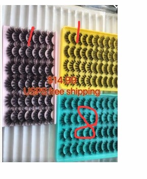 $42 for 10 trays lashes
