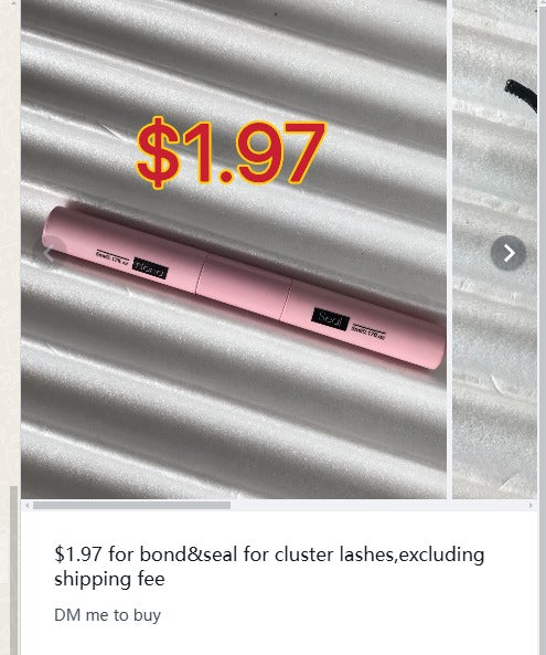 $119.7 for 10 bond&amp;seal and 40 trays lashes