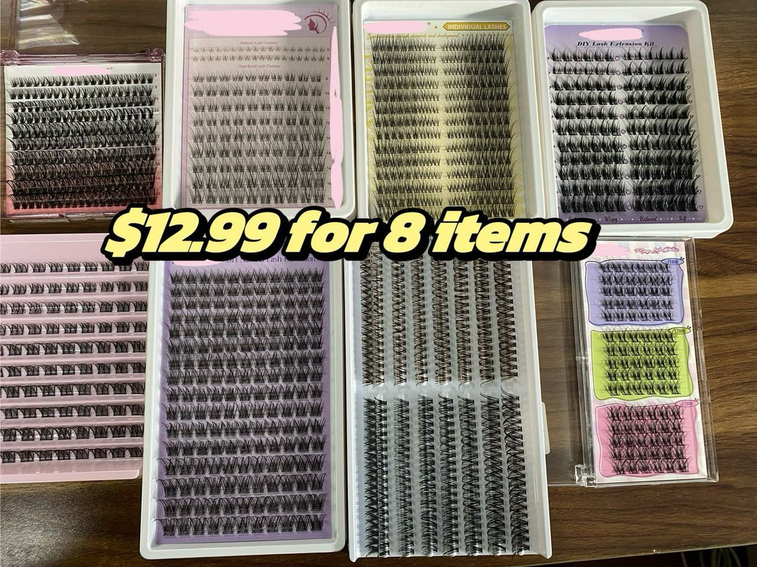 $12.99 for 8 trays lashes