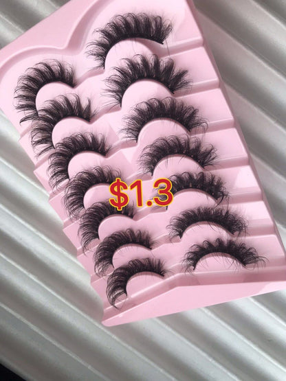 3 packs of lashes