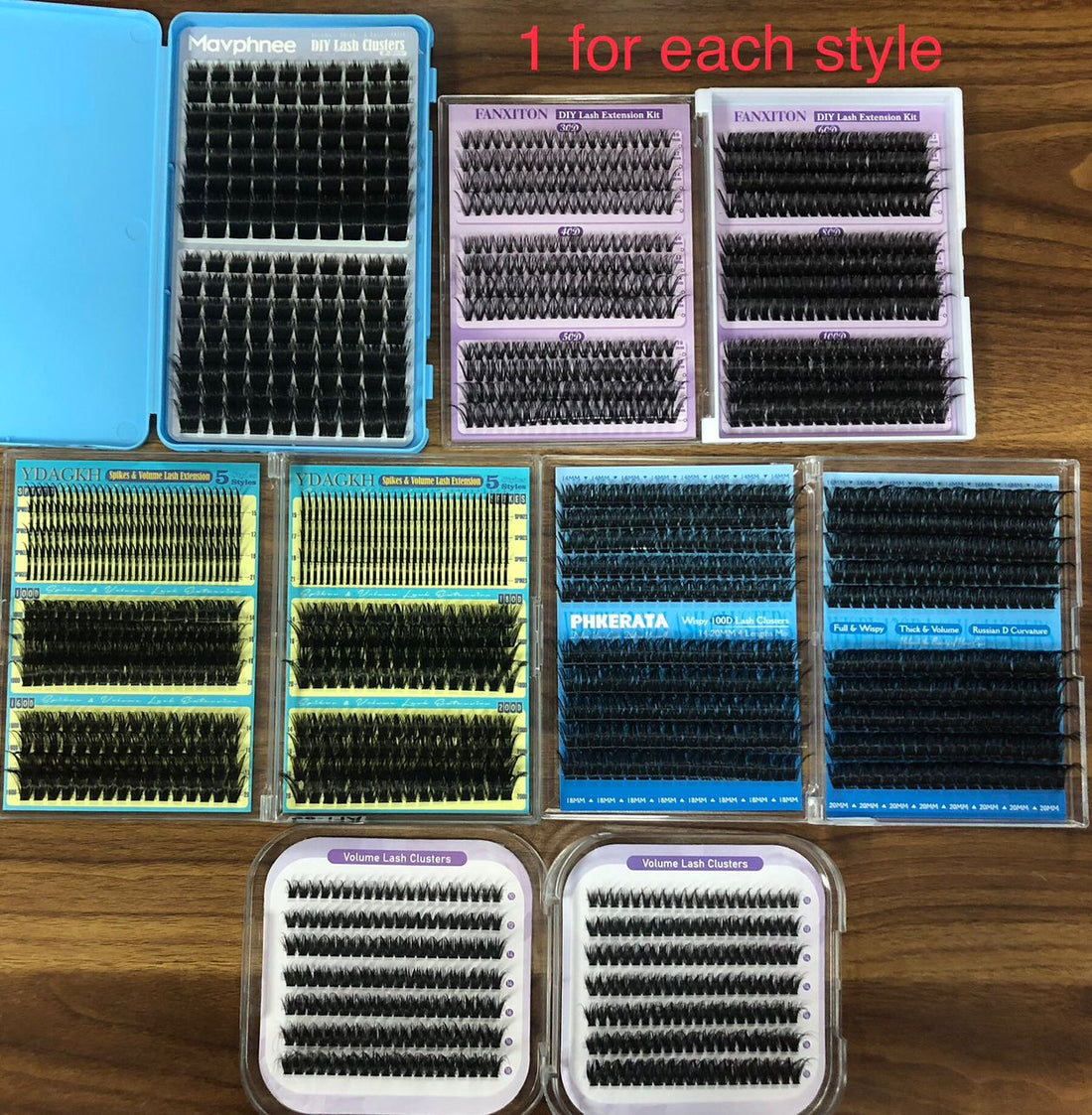 46 packs of lashes
