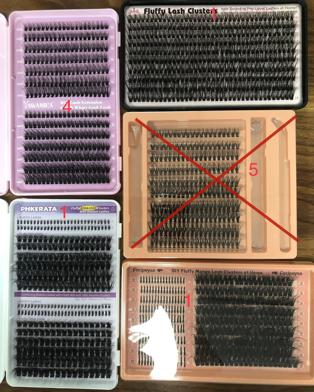 60 packs of lashes
