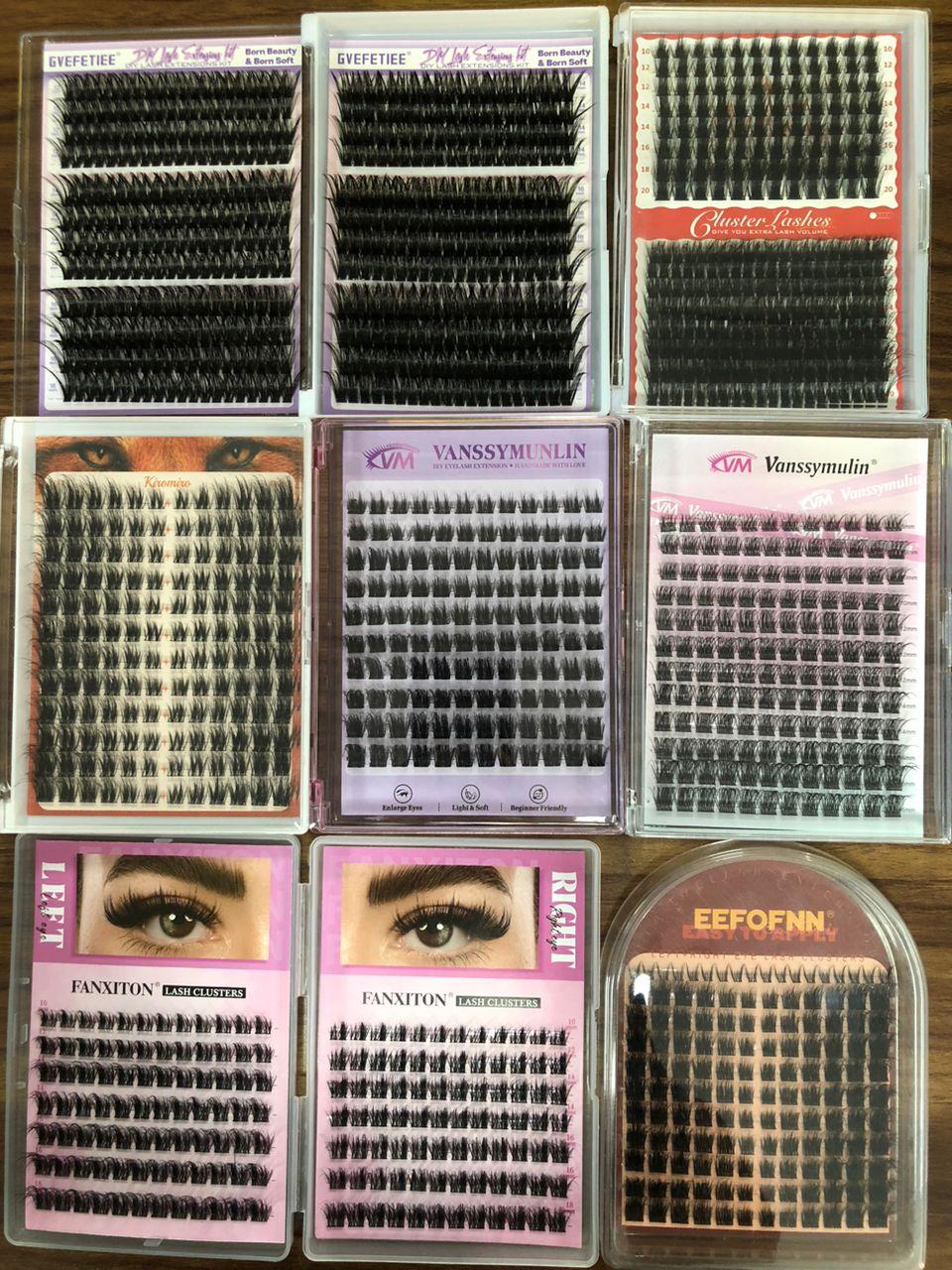 42 packs of lashes + 24 bond & seal