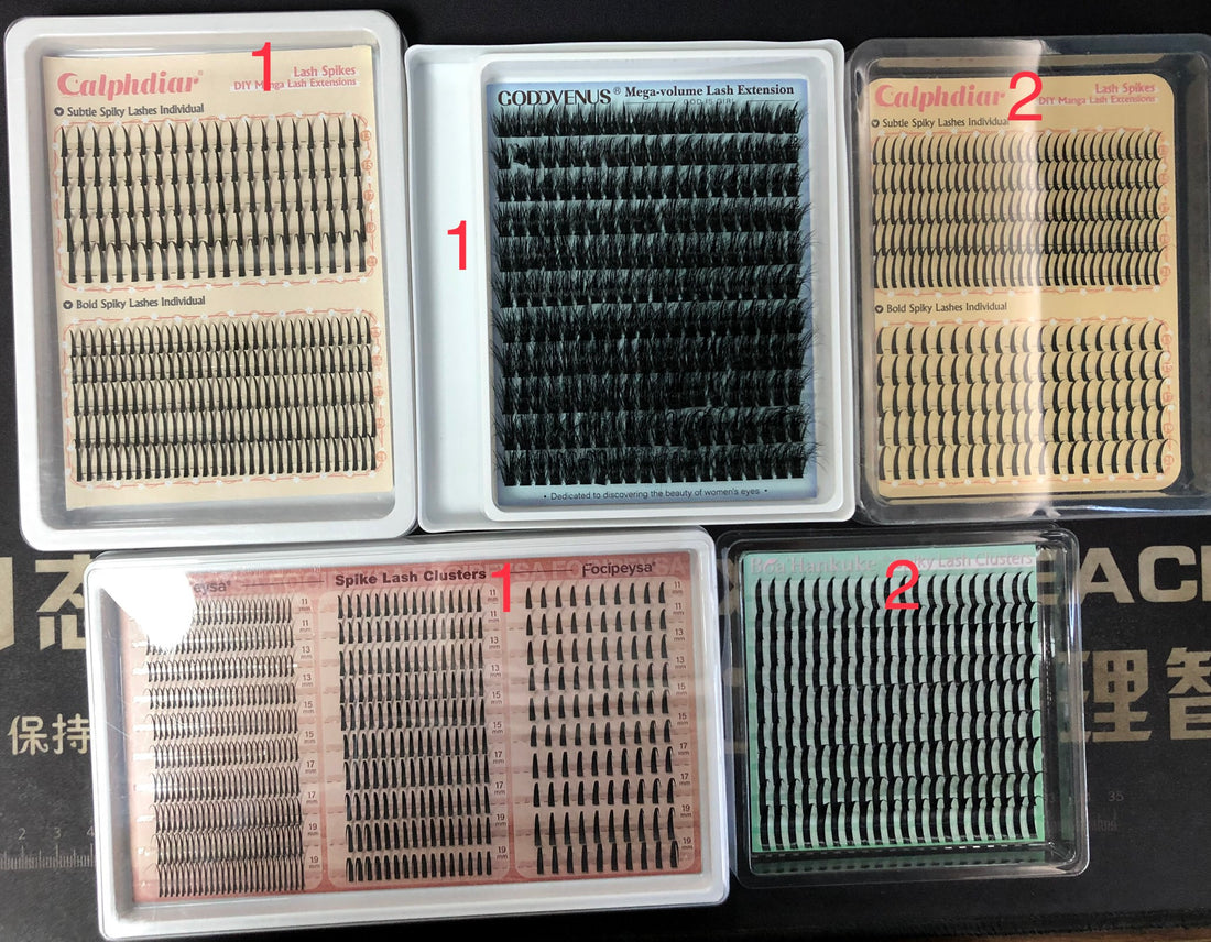 106 packs of lashes + 40 bond &amp; seal + 40 tweezers