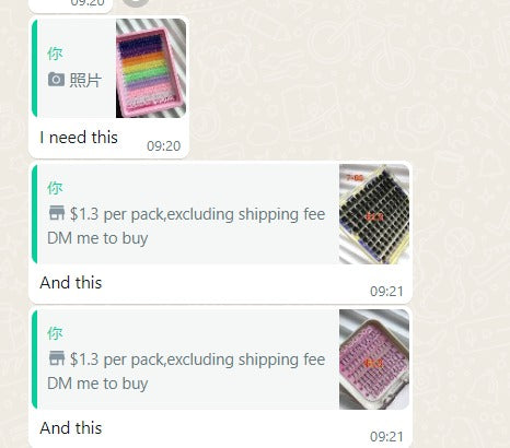 $10.60 for 3 packs lashes