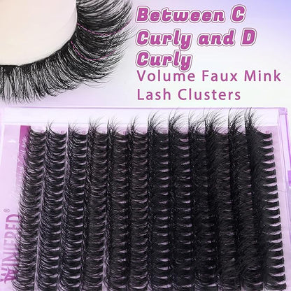 4 packs 17-69D（only lashes）